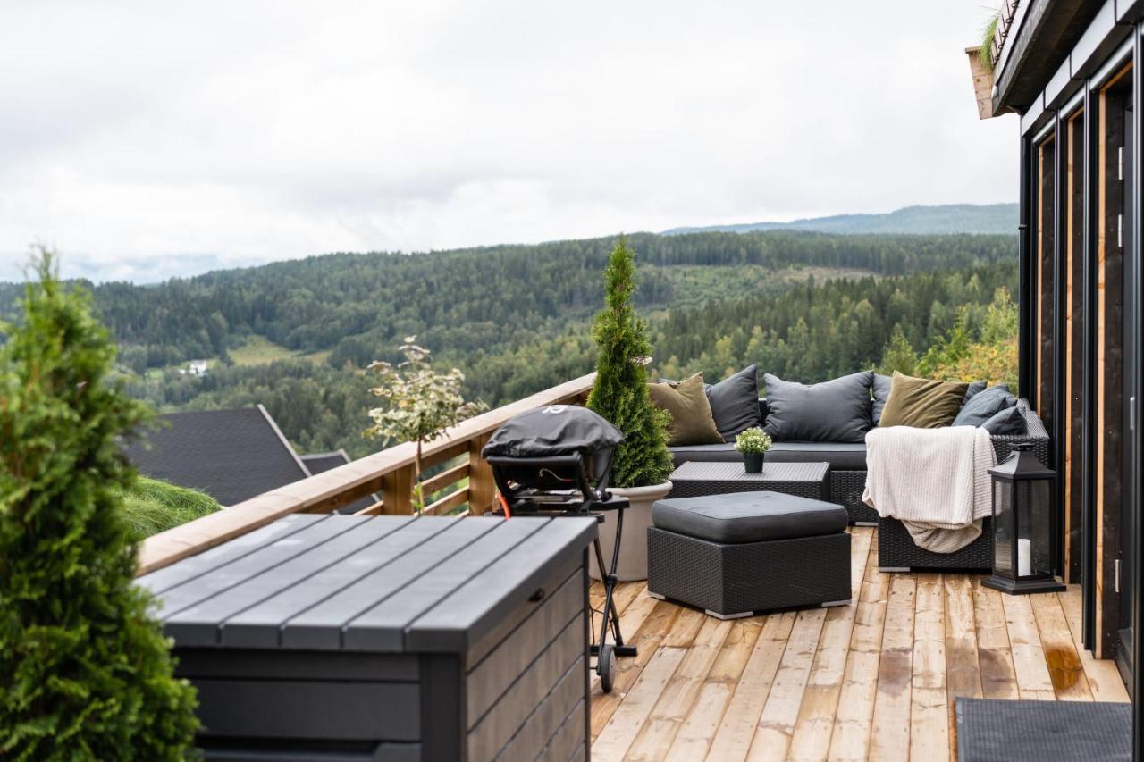 Hide Hut - Amazing View 50 Min From Oslo Villa Stange Ngoại thất bức ảnh