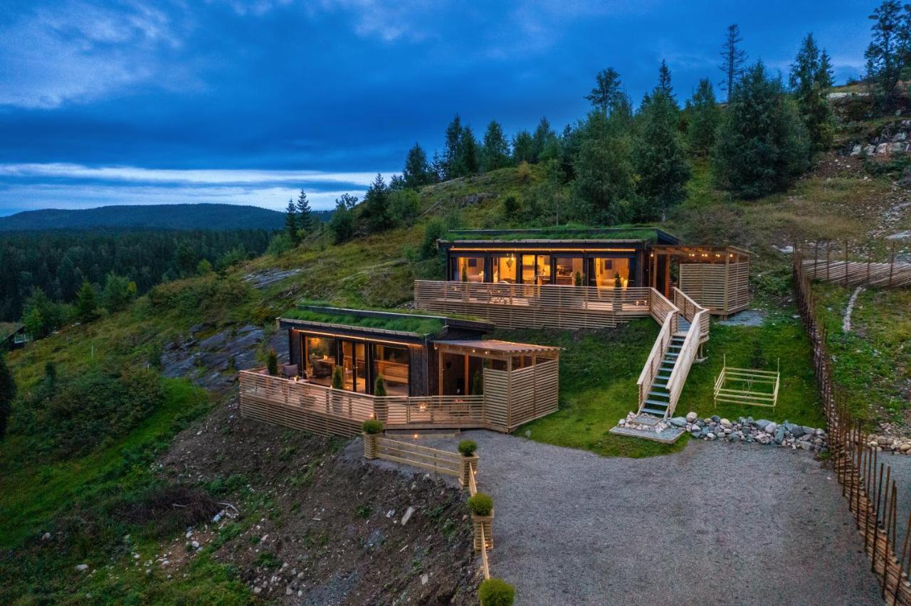 Hide Hut - Amazing View 50 Min From Oslo Villa Stange Ngoại thất bức ảnh
